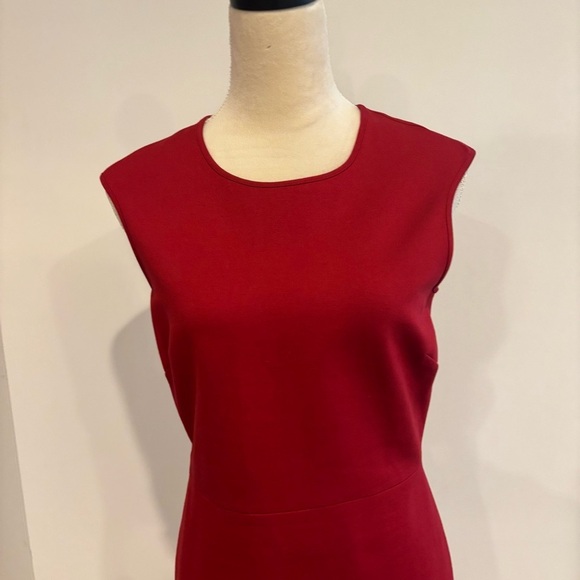 Brooks Brothers Red Fleece Sheath Dress Small Office Careerwear Business Capsule - Picture 2 of 11